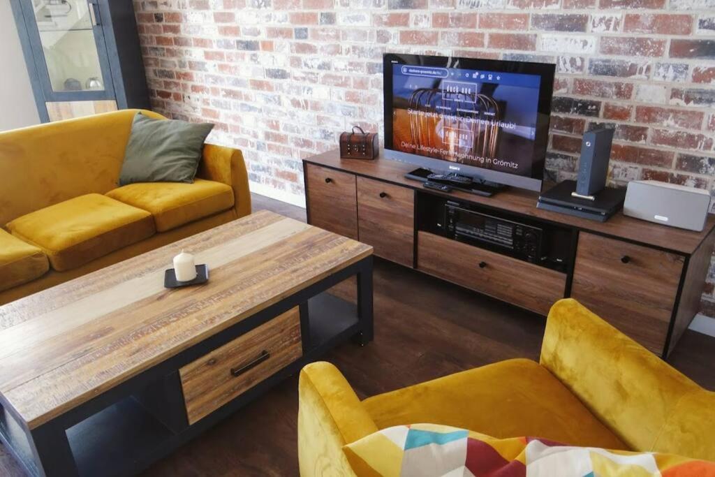 Dock One - Groemitz Apartment Bagian luar foto